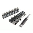 Hyper Tough 19 Piece Screwdriver Bit Set with Bit Guide