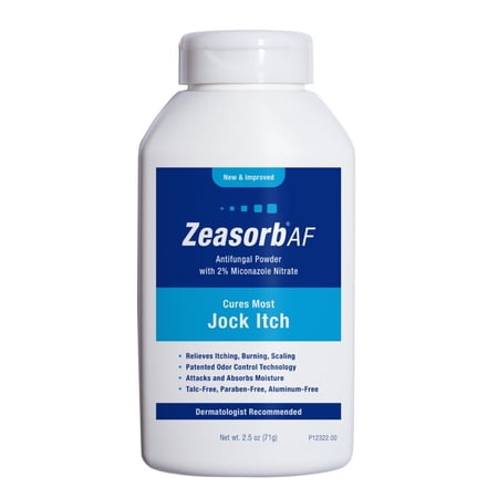 Zeasorb AF Antifungal Powder Jock Itch, etc 2.5oz ( 2 pack ) BLUE