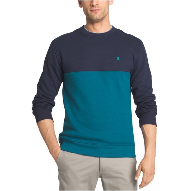 Sudadera IZOD con Bloques de Color Hombre Multicolor Grande
