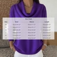 thumbnail image 2 of Turilly Women's Solid Cowl Neck Sweater Long Sleeve Knit Pullover Top for Weekend Relax and Easy Outings, 2 of 3