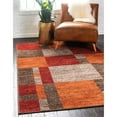 thumbnail image 2 of Unique Loom Tapis de Couleur d'Automne 2' x 3' Rectangulaire Multi/marron Foncé, 2 of 2