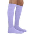 thumbnail image 4 of MDR Women's Extra Long Extra Heavy Slouch Socks - 12 Pairs Size 9-11 - Made in USA (6 Gray 6 Lilac), 4 of 9
