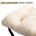 thumbnail image 3 of Reposapiés Ottoman HollyHome, plegable, acolchado, color beige, de 15 pulgadas, 3 of 9