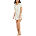 thumbnail image 2 of JENNI Intimates Black Floral Nightgown M, 2 of 5