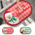 thumbnail image 2 of Lilixerw Christmas Bathroom Rugs Christmas Decorations Bathroom Super Soft Bath Mat,Microfiber Bathroom Carpet,Non-Slip Bathroom Mat Washable Bath Rug,2024 New Christmas Decoration, 2 of 7