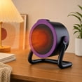 thumbnail image 2 of YiJuHui Desktop Ceramic Space Heater, 360° Oscillating Quiet Fast Heating for Home Office Bedroom, Portable Electric Heater with Thermostat & Overheat Protection, 2 of 7