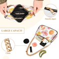thumbnail image 2 of FORMRS Womens Shoulder Bag with Chain Strap Clutch Purse Cute Tote Handbag, Floral Orange, 2 of 7