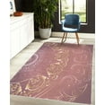 thumbnail image 4 of Mandala Decorative Rug, Vintage Cosmos Oriental Breeze Pattern Swirled Floral Leaves Art, Quality Carpet for Bedroom Dorm and Living Room, 6 Sizes, Dried Rose, by Ambesonne, 4 of 4
