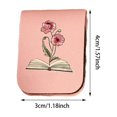 thumbnail image 2 of Hearth & Gear Square Leather Bookmark For Readers Bookmark For Women Very Bookmark Metal Bookmark Graduation Rhinestones for Crafts Stationery Organizer Clear Easter Crafts for Toddlers 2-4 Years, 2 of 6