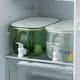 thumbnail image 5 of Dispensador de bebidas frías de 4 l con filtro de grifo | Dispensador de jugo para refrigerador con rejillas para hielo y grifo | Jarra de gran capacidad para té de frutas y limonada, 5 of 6