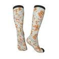 thumbnail image 5 of Lsque Retro Floral Butterfly Printed Crew Socks Men's Women's LightWeight Thin Casual Calf Socks ,Knee High Socks,Cotton Socks, 5 of 9