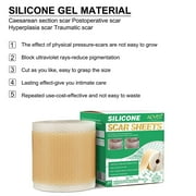 (3 pack) Aliver 60-inch Silicone Scar Roll, Silicone Tape for Scars Removal