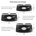 thumbnail image 5 of Vinyl Record Car Windshield Sun Shade Foldable Car Front Window Visor Heat and UV Protection 55x27.6, 5 of 8