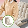 thumbnail image 2 of EazyTech Rocking Chair Cushion Backrest Indoor/Outdoor Chair Pads for Office Dining Chair,Patio Furniture Cushions with Ties Non-Slip Chaise Lounge Cushion Support for Long Sitting Beige, 2 of 6