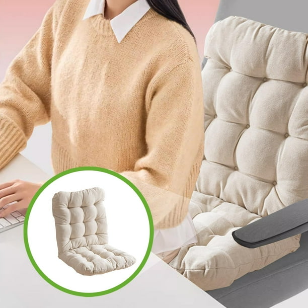 Cojín suave para asiento, respaldo elástico, cojín de apoyo para la espalda, cojín para silla de cocina y comedor, cojín para silla de oficina, asiento cómodo, cojín decorativo para el hogar.