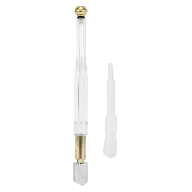 Coupe-verre d'Huile 3mm YG6 Carbure Cimenté Poignée PC Transparente Outil de Coupe