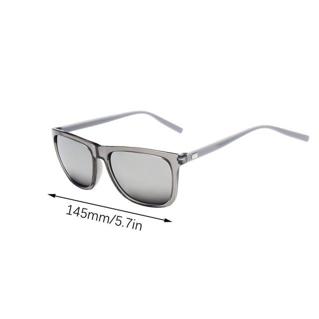 jovati Lunettes de Soleil Super Sombres pour Hommes Lunettes de Soleil Tendance pour Hommes Lunettes de Soleil Colorées à Mercure Réfléchissant Lunettes de Soleil pour Photo de Rue