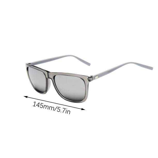 Gafas de sol de moda para hombre, gafas de sol Mercuryer reflectantes de colores, gafas de sol para fotografía callejera