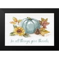 thumbnail image 2 of Nan 18x13 Black Modern Framed Museum Art Print Titled - In All Things Give Thanks, 2 of 5