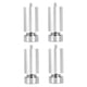 thumbnail image 5 of 4 patas de sofá de metal ajustables de aleación, rosca M10 resistente, para cama Argenta 20cm, 5 of 7