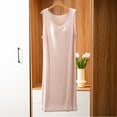 thumbnail image 2 of Kaemgyyd Women's Tank Nightgown Casual Loose Sleeveless Sleepwear Soft Cozy Crew Neck Built-In Bra Nightdress, 2 of 6