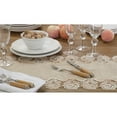 thumbnail image 2 of Saro Lifestyle Lace Rose Border Table Runner, 2 of 5