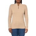thumbnail image 1 of Jersey Tommy Hilfiger para mujer con cierre 1/4 y cuello redondo, XXL, 1 of 3