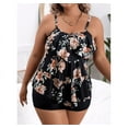 thumbnail image 3 of Cozyfort Beach Vacation Clothes for Women New Summer Plus-Size Lady's Printed Boxer Swimwear Tankini Swimsuits for Women Plus Size Two Piece, 3 of 4