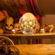 thumbnail image 2 of Estatua de esqueleto brillante, Estatuas de esqueleto brillantes de Halloween Decoraciones de Halloween Estatuas de esqueleto de Halloween Rendimiento sólido, 2 of 5