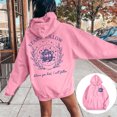 thumbnail image 2 of WILLBEST Sudadera con Capucha para Mujer, Ligera, Estilo Pullover, con Estampado Otoñal E Invernal Mediana, 2 of 5