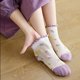 thumbnail image 4 of Calcetines de algodón finos de malla doble para bebés y niñas, calcetines invisibles hasta el tobillo para niños pequeños Adepaton BST3005327-4, 4 of 7