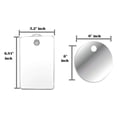 thumbnail image 4 of Anti-fog Shower Mirror Bathroom Fogless Fog Free Shaving Mirror Washroom, 4 of 5