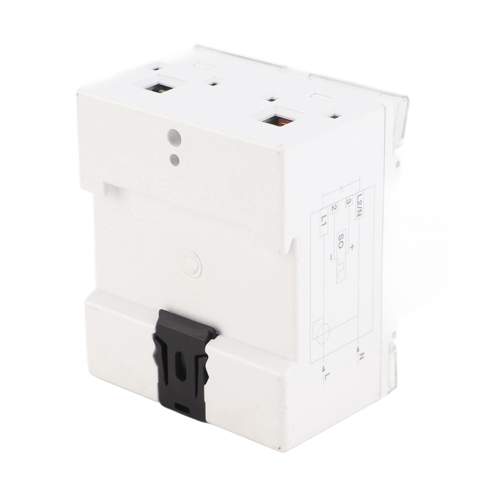 Single Phase 4P LED Din Rail Electricity Power Consumption Wattmeter Energy Mete DDM75S 10‑40A