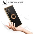 thumbnail image 5 of for Samsung Galaxy Note 10 Plus Case with Ring Holder Kickstand 360 Degree Rotation  Car Finger Slim Cover Shockproof Protective Phone Case for Samsung Note 10 Plus 5G/4G, Black, 5 of 16