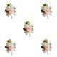 thumbnail image 2 of Sonducket Flor artificial de boda de larga duración - de ramillete de boda de bajo mantenimiento rosa claro Type2 NO2, 2 of 6