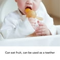 thumbnail image 4 of Baby Food Feeder, Multifunctional Safe Baby Fruit Feeder Easy Cleaning Compact  Silicone  for Travel S,L, 4 of 7