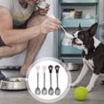 thumbnail image 3 of 4pcs perro cuchara cuchara mascota puede cuchara acero inoxidable mascota comida cuchara gato garra cuchara, 3 of 6