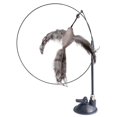 thumbnail image 1 of Cat Wand Suction Cup - Faux Feather Long Kitten Teaser Wand Pet Interactive Toy, 1 of 3