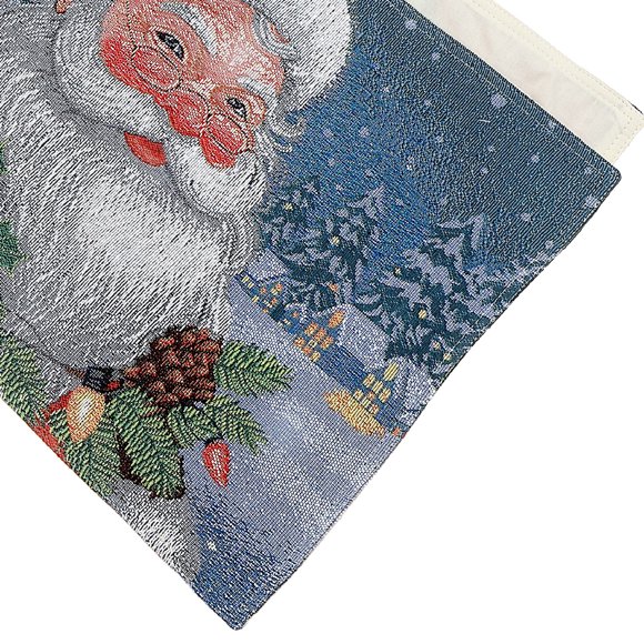 Tapestry Table Runner (Santa) (54")