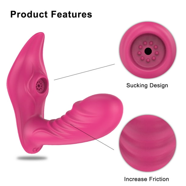 XBONP Wearable Sucking Panty Vibrator with Wireless Remote for