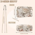 thumbnail image 4 of FORMRS Women Crossbody Purse with Chain Strap Vegan Leather Shoulder Handbag, Lace and Floral, 4 of 7