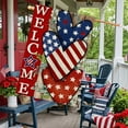 thumbnail image 6 of dajkiuy 4th of July Garden Flag,12x18 Inch Double Sided Patriotic Independence Day Garden Yard Flag Outdoor Outside Holiday Decoration, 6 of 6