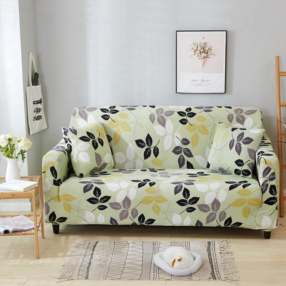 Details about   1/2/3/4 Seater Cotton Linen Sofa Covers Slipcover Stretch Floral Couch 