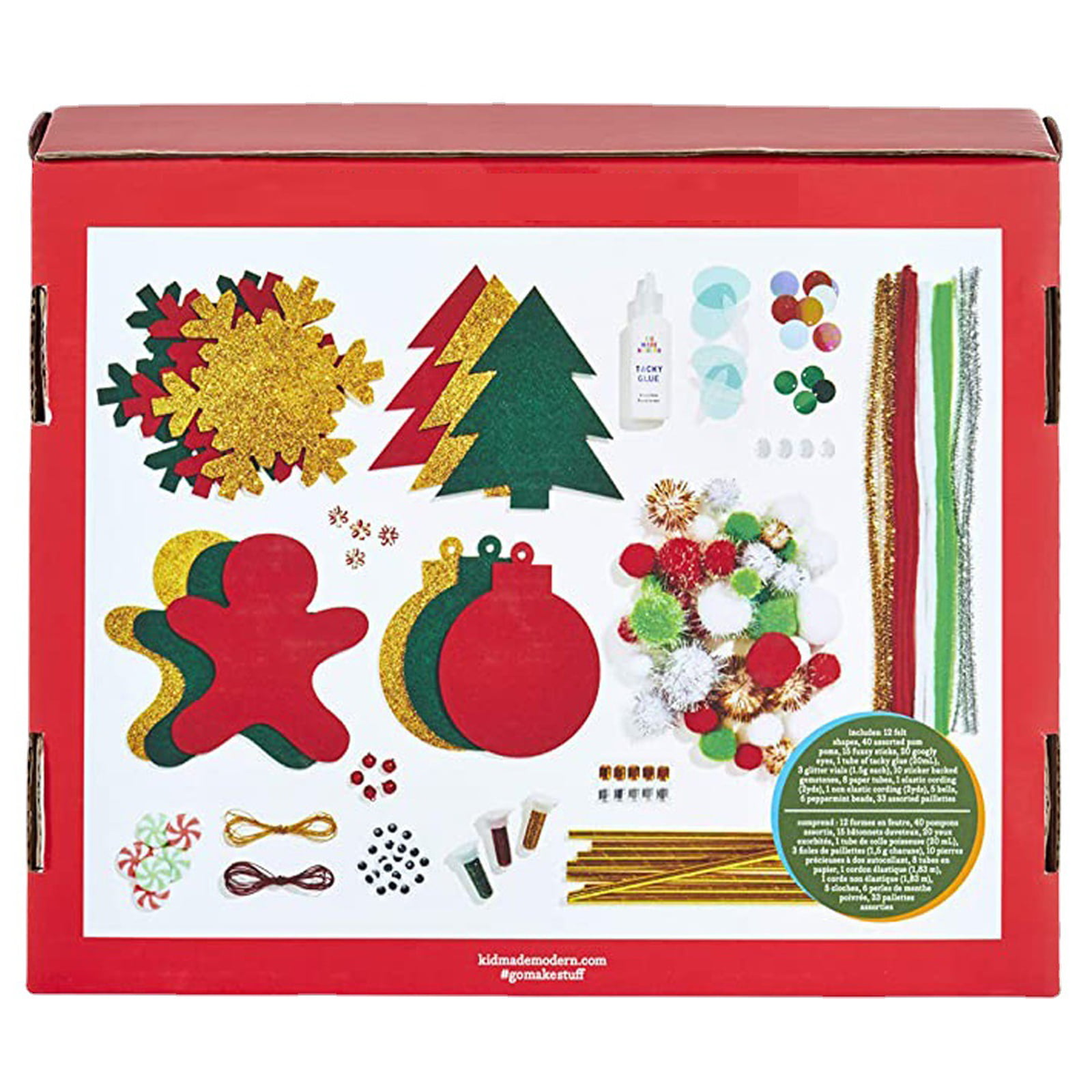 196 Pieces Christmas Crafts For Adults Kids Kit Christmas Crafts