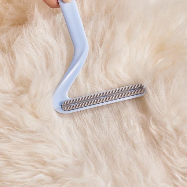 Para Golfs Cepillo de eliminación de pelusas electrostático de doble cara, removedor de raspador de pelo portátil reutilizable para el hogar para limpiar ropa Alfombra Coche (3p ZefeiWu 8390606760746