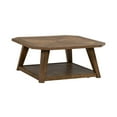 thumbnail image 3 of Liberty Furniture Carolina Park Octagonal Cocktail Table for Living Room - Amber Brown Oak, 3 of 5