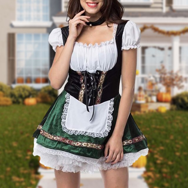 Disfraz tradicional tirolés para mujer traje tirolés auténtico y elegante disfraz de Oktoberfest