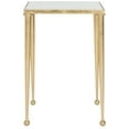 thumbnail image 3 of SAFAVIEH Nyacko Solid Class Mirror Top Gold Leaf End Table, 3 of 5
