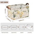 thumbnail image 7 of Yayeee Foldable Storage Basket for Shelves with Handles Waterproof Cloth Bins, White Rabbits, 7 of 7
