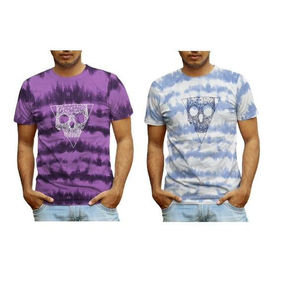 2-PACK Beautiful Giant Trendy Men's Fitted Crew Neck Short Sleeved T-shirt